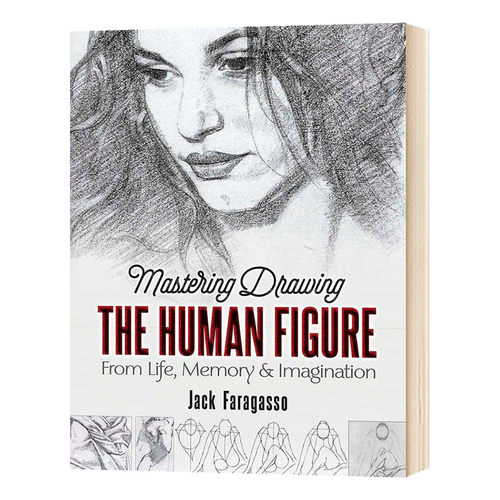 掌握绘制人物的形象: 来自生活、记忆和想象 英文原版 Mastering Drawing the Human Figure 英文版 进口英语书籍