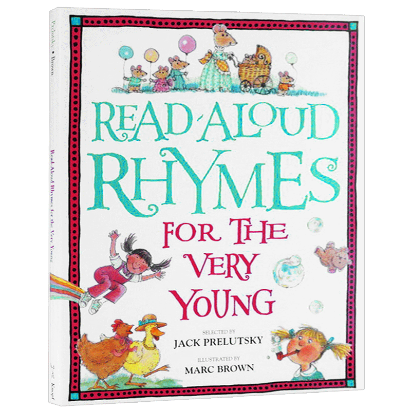 学前儿童英语诗歌朗诵韵文 英文原版 精装 Read-Aloud Rhymes for the Very Young学美国共同核心课程标准文本范例 进口书籍