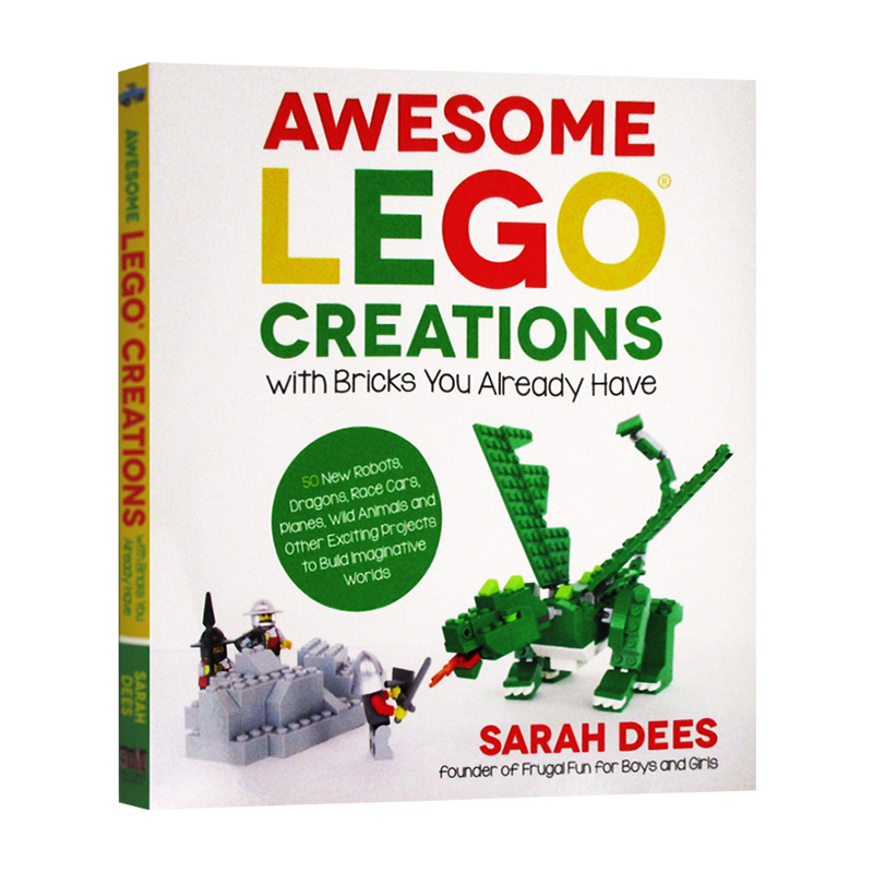 50个超棒的乐高创意搭建 英文原版 Awesome LEGO Creations with Bricks You Already Have 乐高创意砖块合集 英文版原版英语书籍