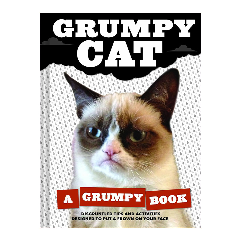 英文原版 Grumpy Cat不爽猫精装幽默故事英文版进口英语原版书籍