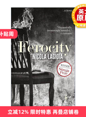 英文原版 Ferocity 凶猛 意大利小说家Nicola Lagioia 蒙德罗国际文学奖得主 英文版 进口英语原版书籍