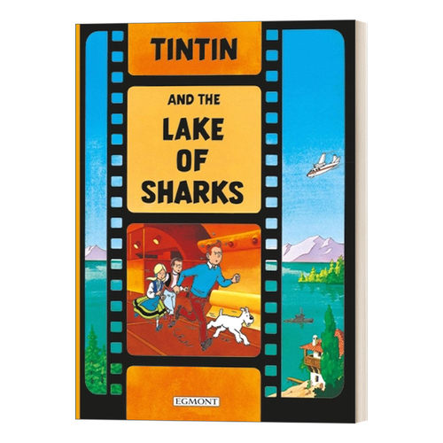 英文原版 Tintin And The Lake Of Sharks 丁丁历险记之鲨鱼湖之谜 英版 The Adventures Of Tintin 英文版 进口英语原版书籍