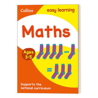 英文原版 Collins Easy Learning Maths Ages 3-5 柯林斯易学儿童数学练习册 3-5岁 英文版 进口英语原版书籍