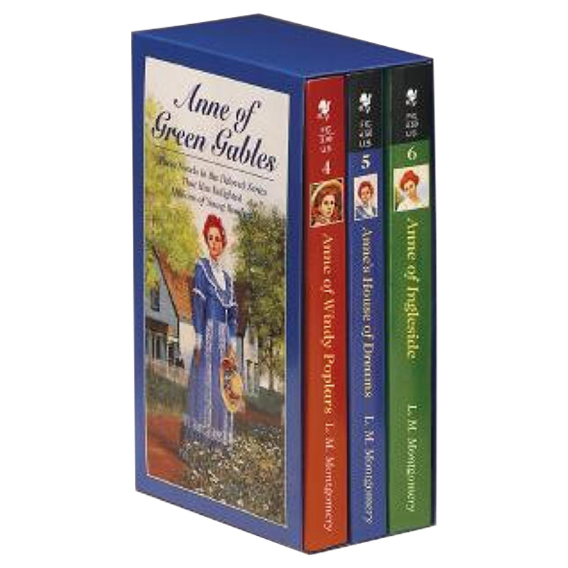 英文原版 Anne of Green Gables 绿山墙的安妮 套装二 4-6册 蒙哥马利 英文版 进口英语原版书籍