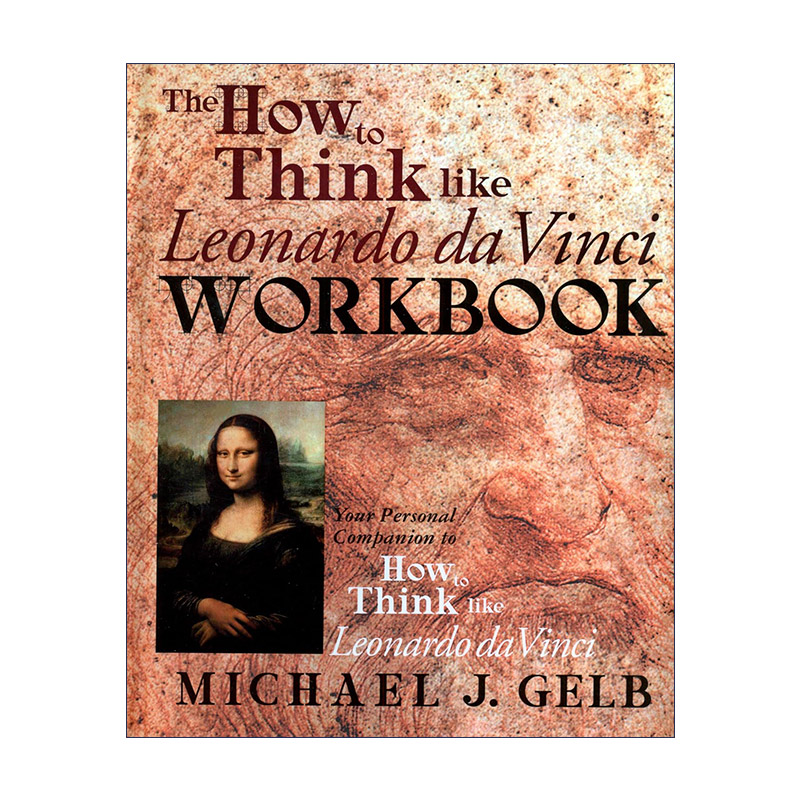 英文原版 The How to Think Like Leonardo da Vinci Workbook 如何像达·芬奇那样思考练习册 每天七步成就天才 达·芬奇心灵密码