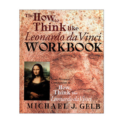 英文原版 The How to Think Like Leonardo da Vinci Workbook 如何像达·芬奇那样思考练习册 每天七步成就天才 达·芬奇心灵密码
