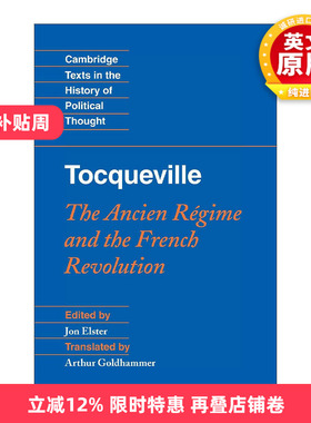 英文原版 Tocqueville The Ancien Régime and the French Revolution 托克维尔 旧制度与大革命 英文版 进口英语原版书籍
