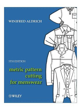 英文原版 Metric Pattern Cutting for Menswear 男装样板设计 第5版 英文版 进口英语原版书籍