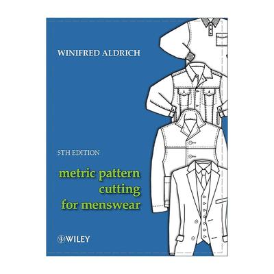 英文原版 Metric Pattern Cutting for Menswear 男装样板设计 第5版 英文版 进口英语原版书籍