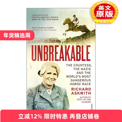 英文原版 Unbreakable 坚不可摧 女伯爵与危险的赛马 女性传记 英文版 进口英语原版书籍