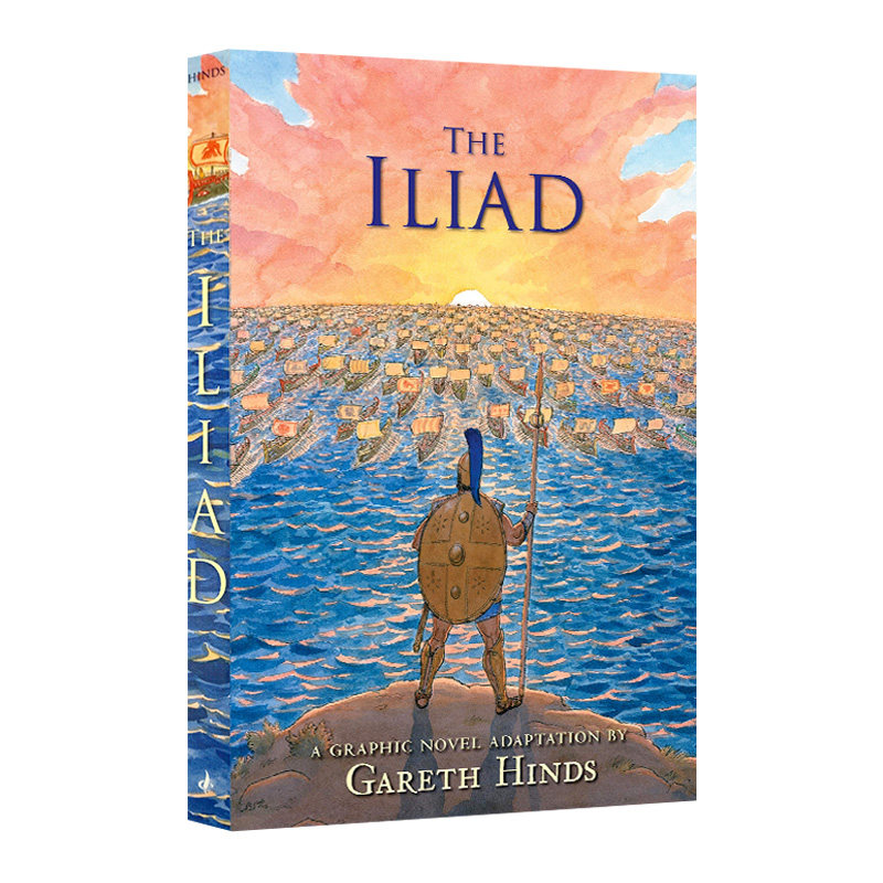 荷马史诗 伊利亚特 英文原版 the iliad 英文版儿童英语神话故事图画