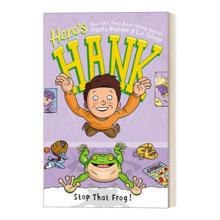 Frog 书籍 进口英语原版 这是汉克系列3 Stop That 儿童成长主题章节桥梁故事书 Here 英文版 英文原版 Hank 阅读障碍