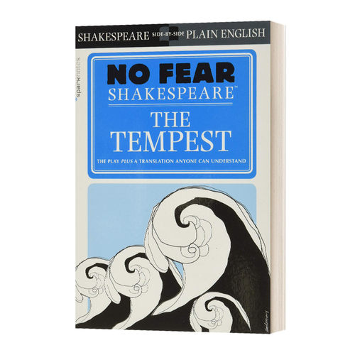 英文原版 The Tempest No Fear Shakespeare 无惧莎士比亚 暴风雨  别怕莎士比亚 英文版 进口英语原版书籍