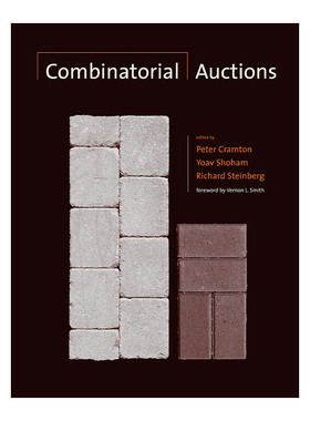 英文原版 Combinatorial Auctions The MIT Press 组合拍卖 博弈论 经济学 Peter Cramton 英文版 进口英语原版书籍