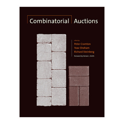 英文原版 Combinatorial Auctions The MIT Press 组合拍卖 博弈论 经济学 Peter Cramton 英文版 进口英语原版书籍