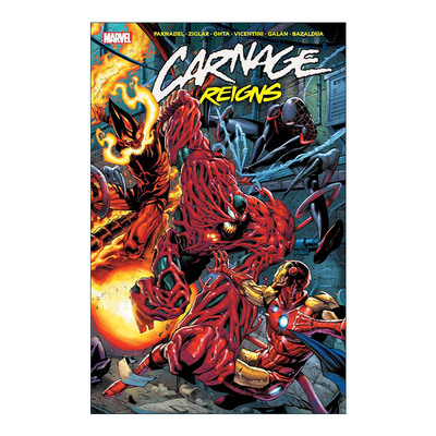 英文原版 Carnage Reigns 屠杀统治阿尔法 漫威漫画 蜘蛛侠 迈尔斯·莫拉莱斯 毒液 Alex Paknadel 英文版 进口英语原版书籍