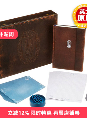 英文原版 精装小说 Newt Scamander Deluxe Stationery Set 神奇动物在哪里火漆印章文具套装 英文版 进口英语原版书籍