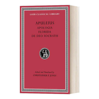 英文原版 Apologia. Florida. De Deo Socratis  阿普莱乌斯Apuleius 辩解 佛罗里达 论苏格拉底的上帝 原文拉英对照版 进口书籍