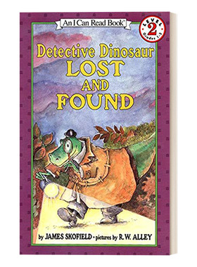 英文原版 Detective Dinosaur Lost and Found 恐龙侦探系列 I Can Read Level 2分级阅读 英文版 进口英语原版书籍