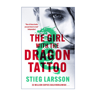 英文原版  The Girl with the Dragon Tattoo 龙纹身的女孩 侦探推理悬疑小说 千禧年系列 Millennium Series 进口英语原版书籍
