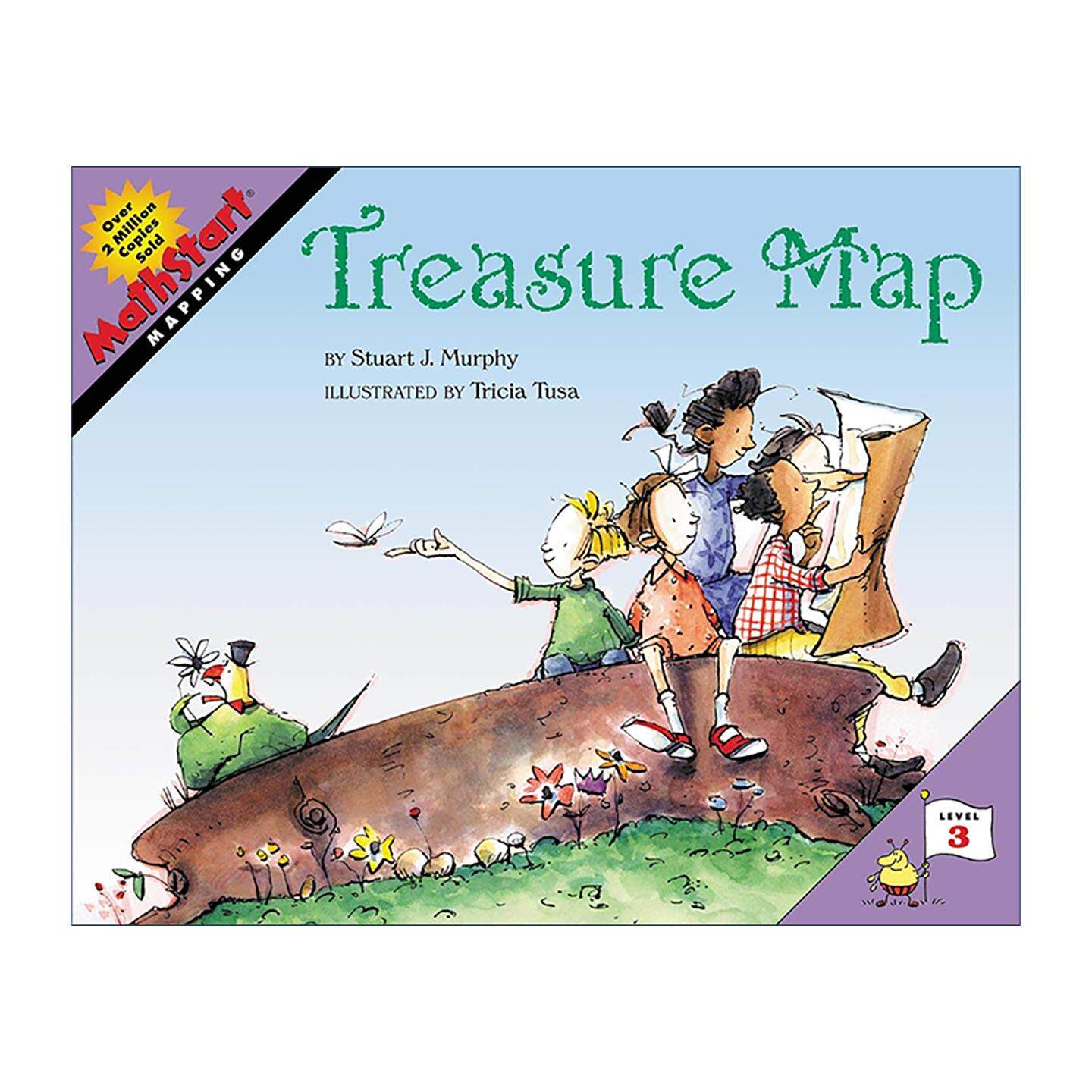 英文原版 Mathstart Level 3 Treasure Map 数学启蒙绘本3级 英文版 进口英语原版书籍