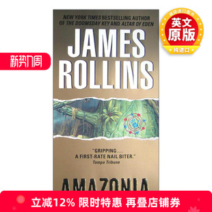 冒险惊悚小说 James Rollins 英文原版 进口英语原版 亚马逊古陆 英文版 书籍 Amazonia