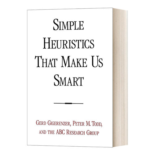 英文原版 Simple Heuristics That Make Us Smart 简捷启发式 让我们更精明 英文版 进口英语原版书籍