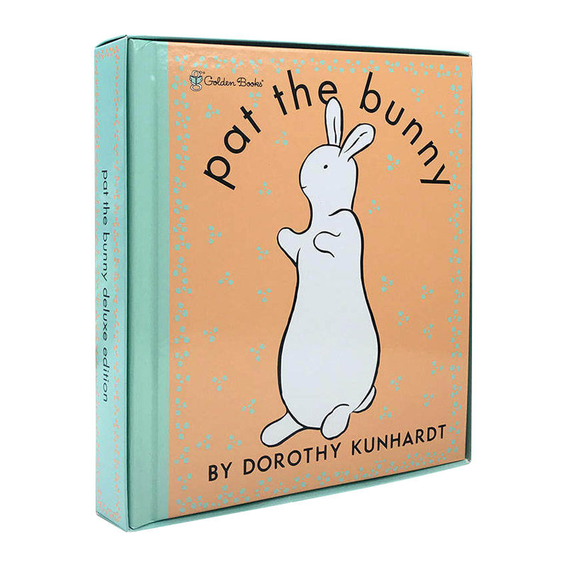 英文原版 pat the bunny deluxe edition 拍拍小兔子 豪华大开版 绘本