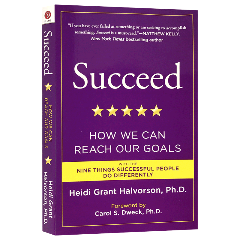 成功 动机与目标 Succeed How We Can Reach Our Goals 英文原版 心理学英文版进口书籍