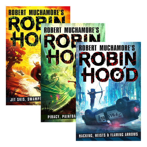 英文原版小说 Robin Hood 罗宾汉1-3册 Robert Muchamore's 英文版 进口英语原版书籍
