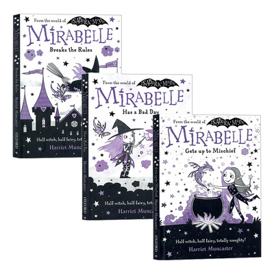 英文原版 Mirabelle 伊莎多拉表妹米拉贝利1-3册合集 开始搞恶作剧/糟糕的一天/违规 全彩漫画小说 英文版 进口英语原版书籍