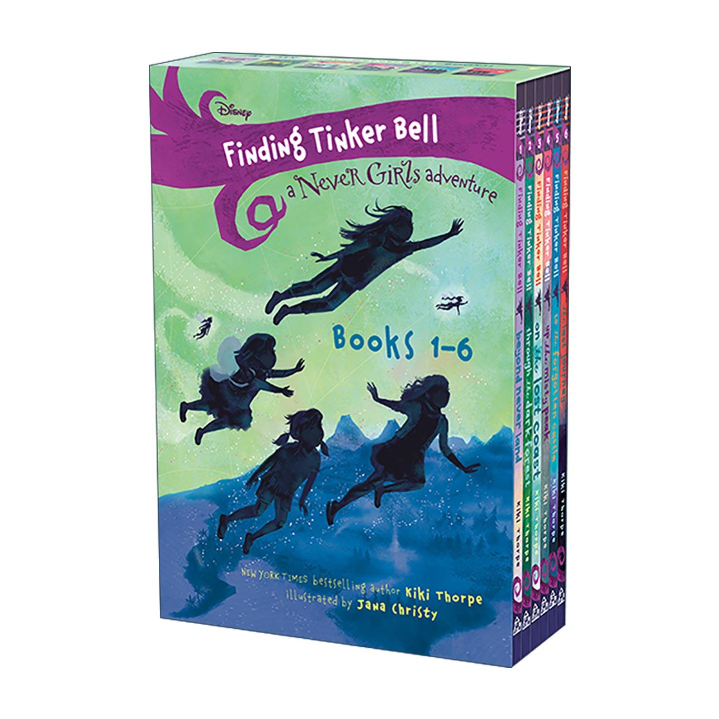 英文原版 Finding Tinker Bell Books #1-6 Disney The Never Girls 寻找奇妙仙子系列1-6盒装套装 迪士尼梦幻岛的女孩系列续篇