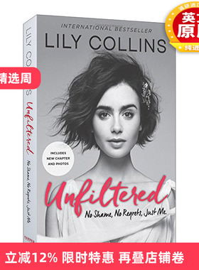 英文原版小说 Unfiltered 真实的莉莉 无羞无悔 本真自我 英文版 进口英语原版书籍