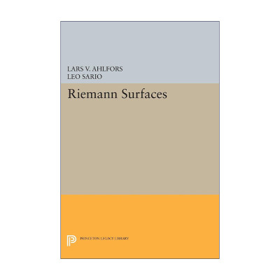 英文原版 Riemann Surfaces: (PMS-26) 黎曼曲面 数学 Lars Valerian Ahlfors 英文版 进口英语原版书籍
