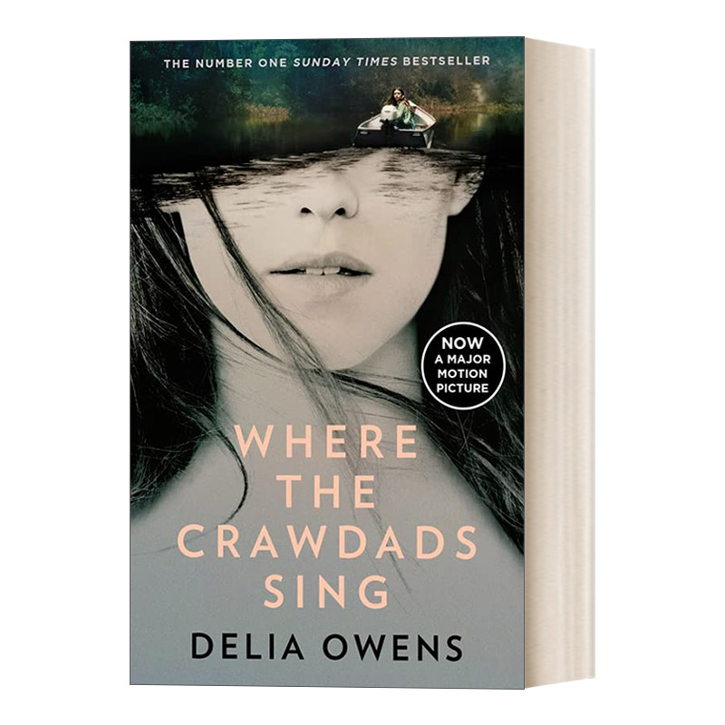 英文原版小说 Where the Crawdads Sing 蝲蛄吟唱的地方 沼泽深处的女孩电影原著 影视封面版 英文版 进口英语原版书籍