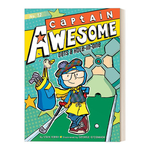 英文原版 Captain Awesome Gets a Hole-in-One 异能船长12 英文版 进口英语原版书籍