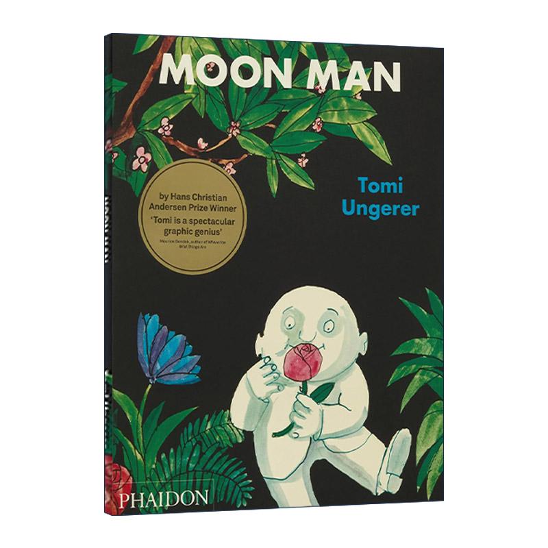 英文原版 Moon Man 月亮先生 汤米·温格尔漫画 安徒生大奖作家 精装 英文版 进口英语原版书籍