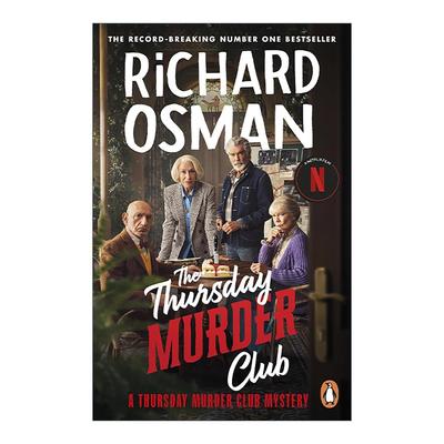 英文原版 The Thursday Murder Club 星期四谋杀俱乐部 电影封面版 理查德·奥斯曼 英文版 进口英语原版书籍