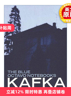 英文原版 The blue octavo notebooks 蓝色八开笔记本 Franz Kafka弗兰兹·卡夫卡 英文版 进口英语原版书籍