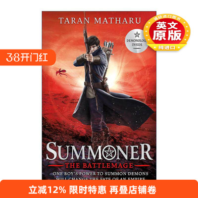 英文原版 Summoner The Battlemage 召唤师3 青少年奇幻动作冒险小说 英文版 进口英语原版书籍