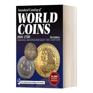 英文版 书籍 1601 1700 Coins Catalog World 进口英语原版 英文原版 1700年世界硬币标准目录 Standard