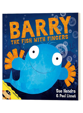 英文原版 Barry the Fish with Fingers 手指鱼巴里 儿童绘本 Sue Hendra 绘本 英文版 进口英语原版书籍
