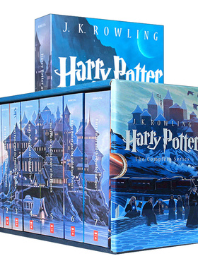 英文原版 Harry Potter Box Set Books 1-7 美版 哈利波特1-7 盒装 JK 罗琳 英文版 进口英语原版书籍