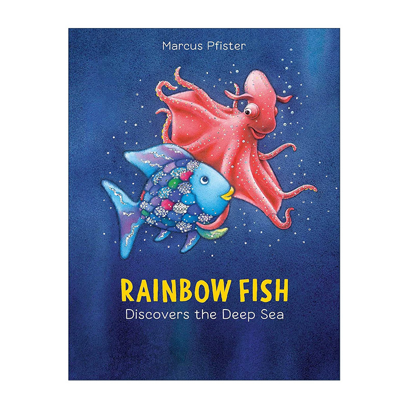 英文原版 Rainbow Fish Discovers the Deep Sea 彩虹鱼的深海大冒险 儿童图画故事书 英文版 进口英语原版书籍