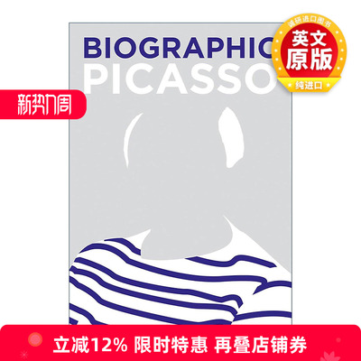 英文原版 Biographic Picasso 毕加索 抽象主义画家 信息图表式精装名人传记 英文版 进口英语原版书籍