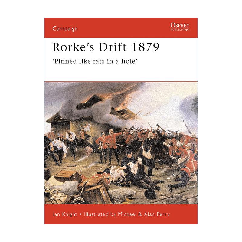 英文原版 Rorke's Drift 1879 祖鲁战争罗克渡口战役 战争历史系列 英文版 进口英语原版书籍