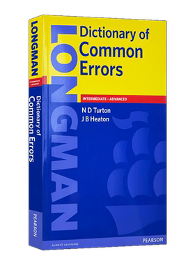 朗文常见错误词典 英文原版 工具书 Longman Dictionary of Common Errors 英文版 朗文英英词典 进口原版英语书籍