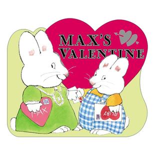麦斯 Max Ruby 英文原版 情人节 进口英语原版 Valentine 英文版 书籍 and 儿童启蒙认知绘本纸板书 小兔麦斯和露比系列