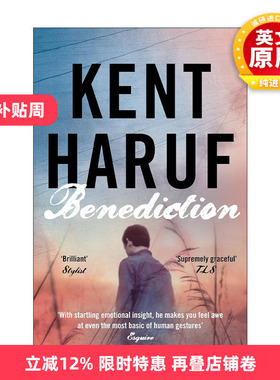 英文原版 Benediction 祝辞 肯特·哈鲁夫 Kent Haruf Plainsong系列3 英文版 进口英语原版书籍
