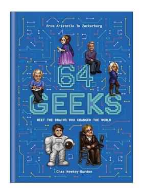 英文原版 64 Geeks 64位极客 塑造世界的智慧头脑 精装 英文版 进口英语原版书籍